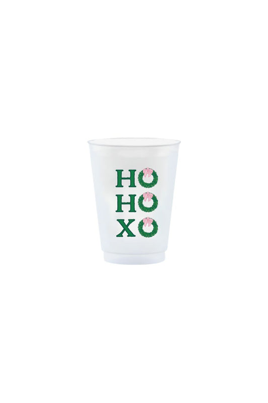Ho Ho Xo Shatterproof Cups by Georgetown Paperie