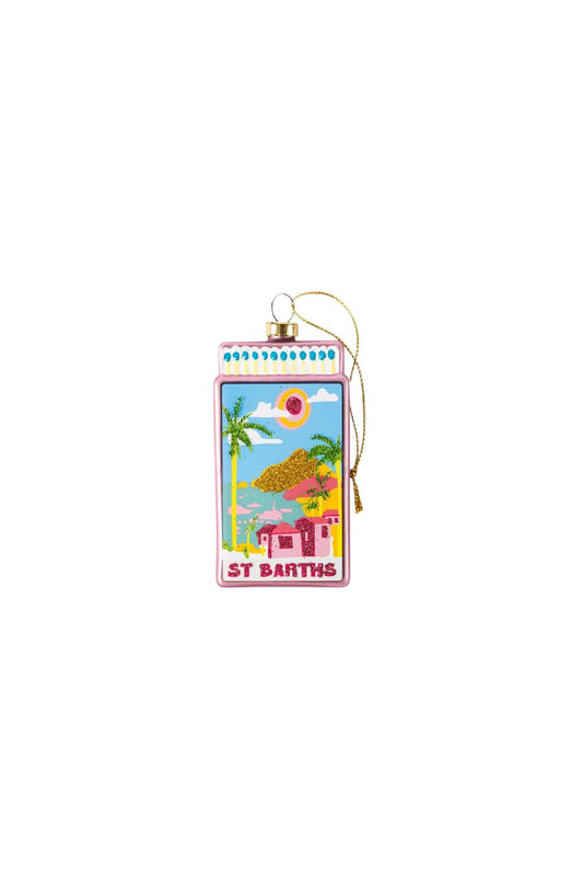 St. Barths Matchbook Ornament by Furbish Studio
