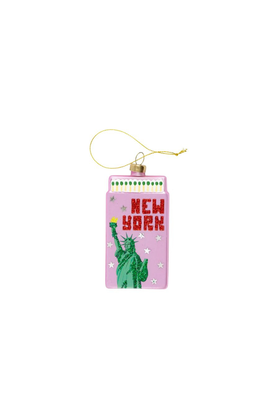 New York Matchbook Ornament by Furbish Studio