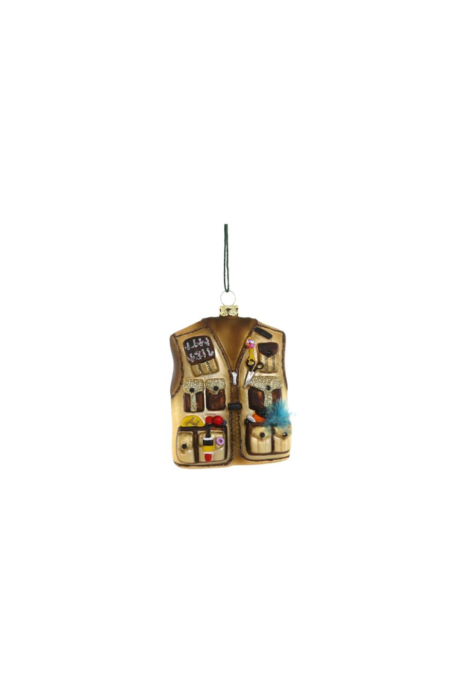 Fly Fisherman's Vest Ornament by Cody Foster