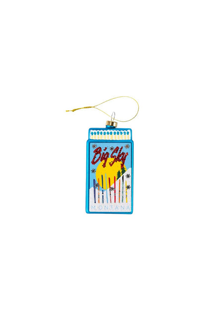 Big Sky Matchbook Ornament by Furbish Studio