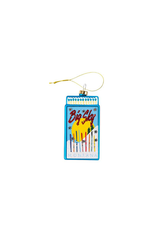 Big Sky Matchbook Ornament by Furbish Studio