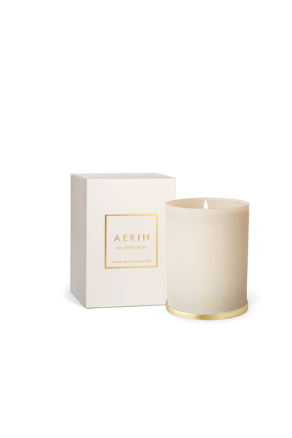 Megeve's Rose Candle