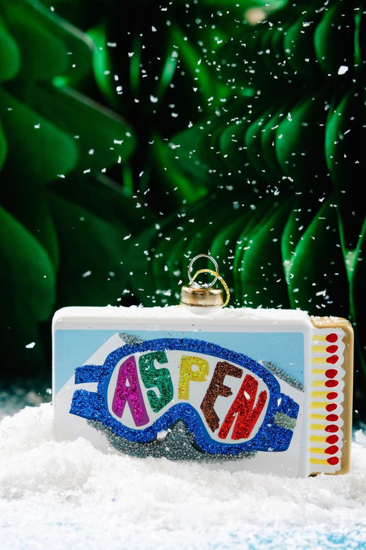 Aspen Matchbook Ornament by Furbish Studio