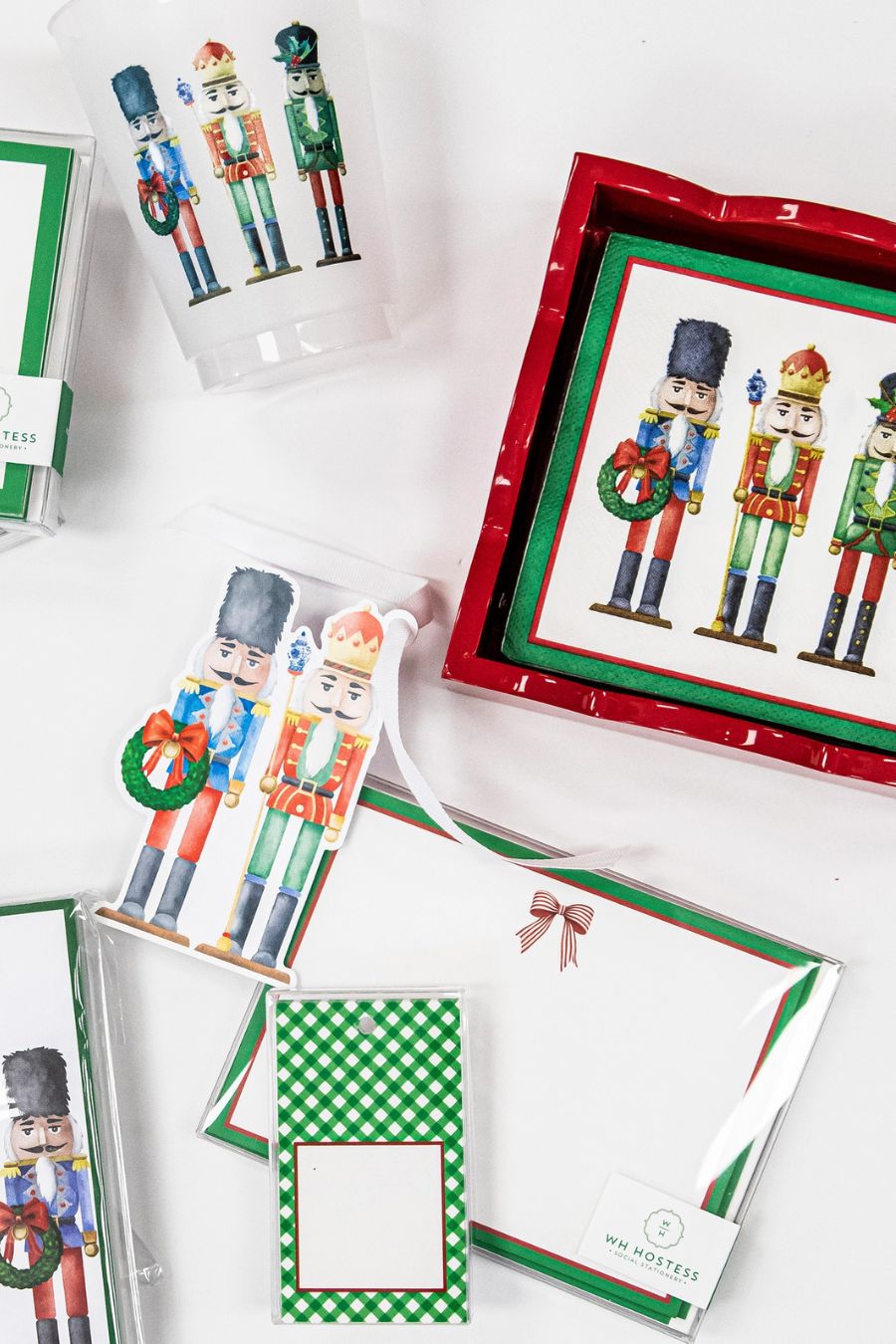 Nutcrackers Icon Cocktail Napkins by WH Hostess