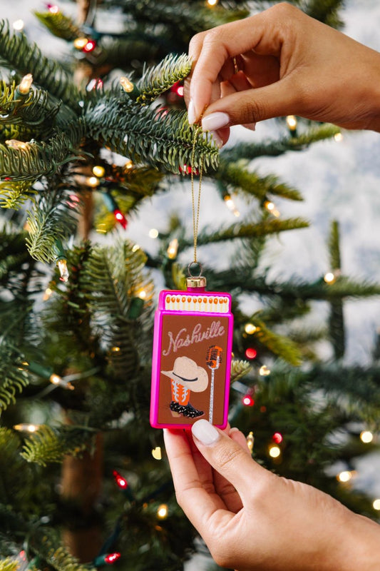 Nashville Matchbook Ornament by Furbish Studio