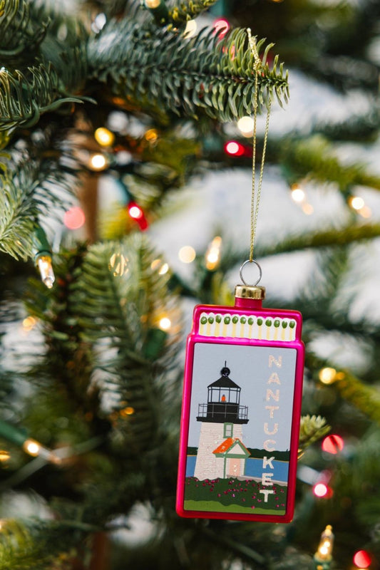 Nantucket Matchbook Ornament by Furbish Studio
