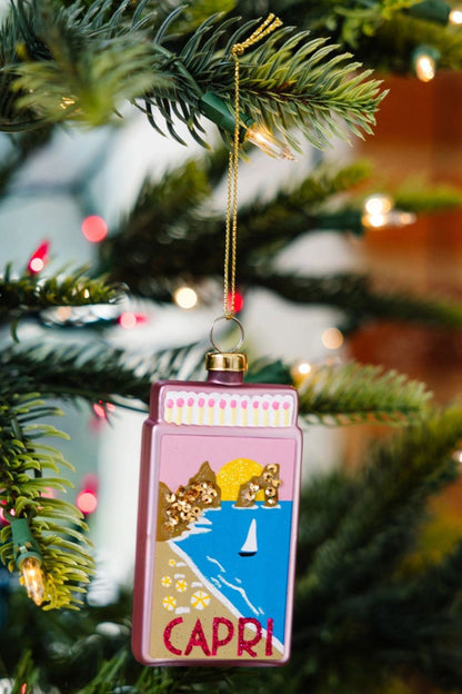 Capri Matchbook Ornament by Furbish Studio