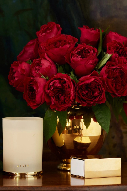 Megeve's Rose Candle
