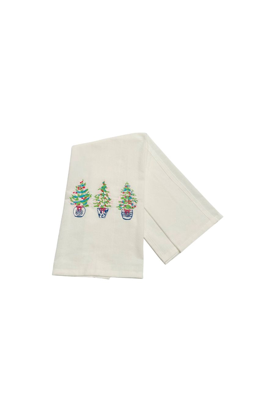 Frosted Jeweled Trees Trio Towel by Vibrantly Blue