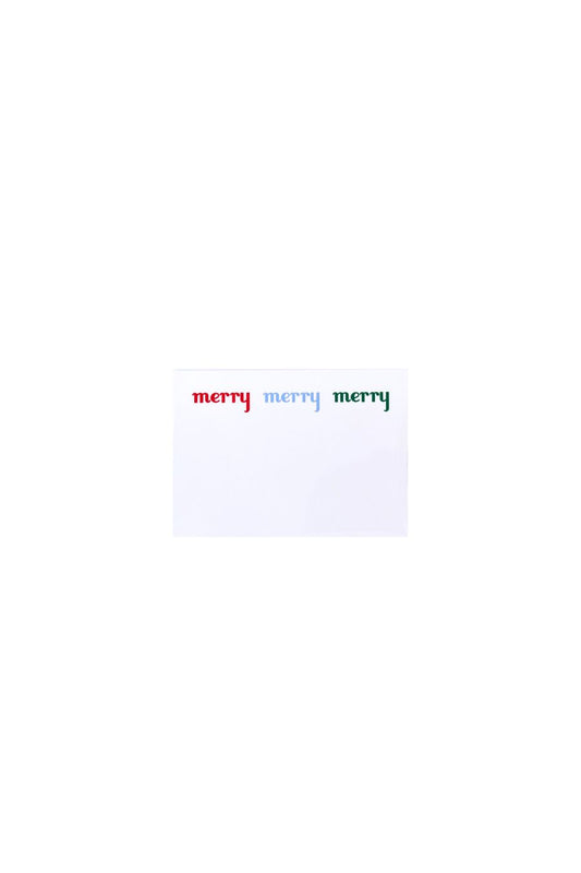 Merry Merry Merry Gift Enclosures by Georgetown Paperie