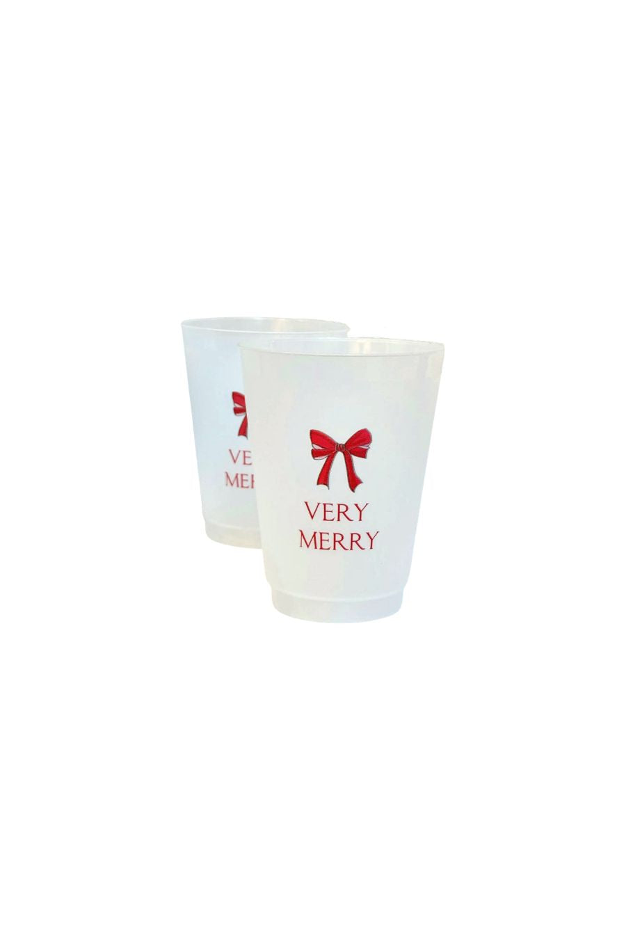 Very Merry Shatterproof Cups by Georgetown Paperie