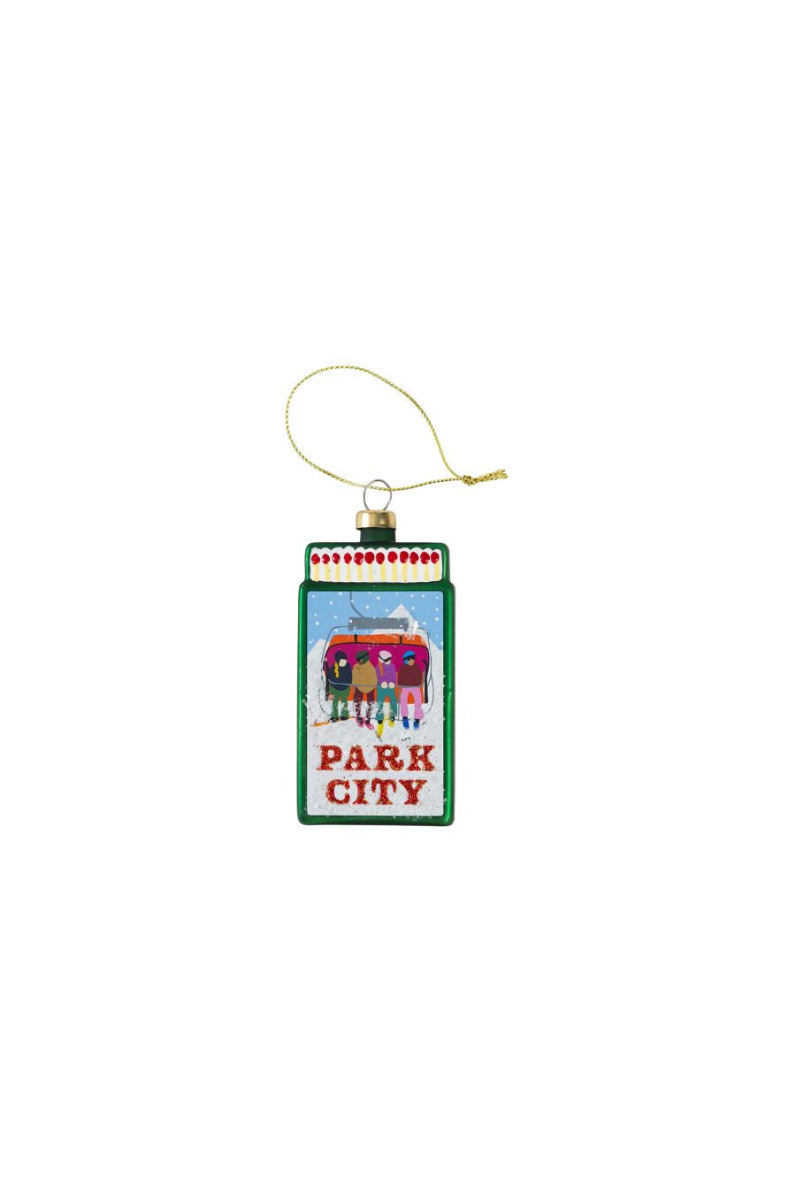 Park City Matchbook Ornament by Furbish Studio