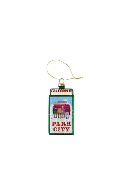 Park City Matchbook Ornament by Furbish Studio