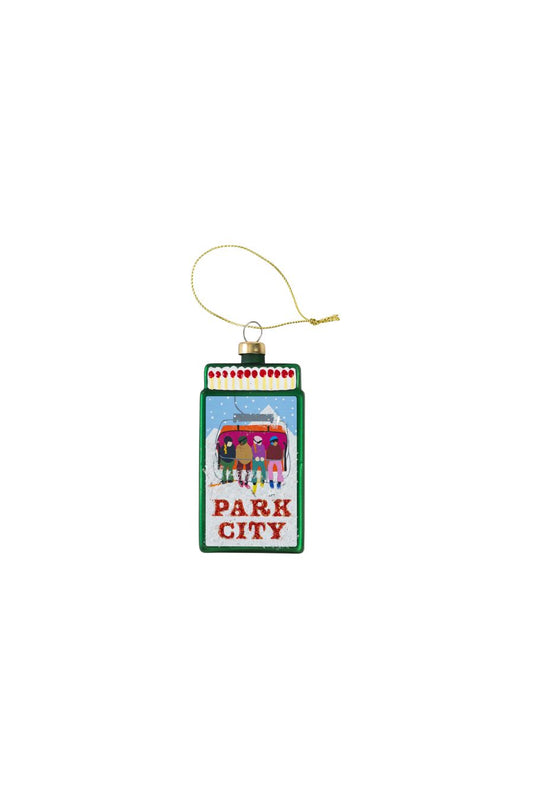 Park City Matchbook Ornament by Furbish Studio