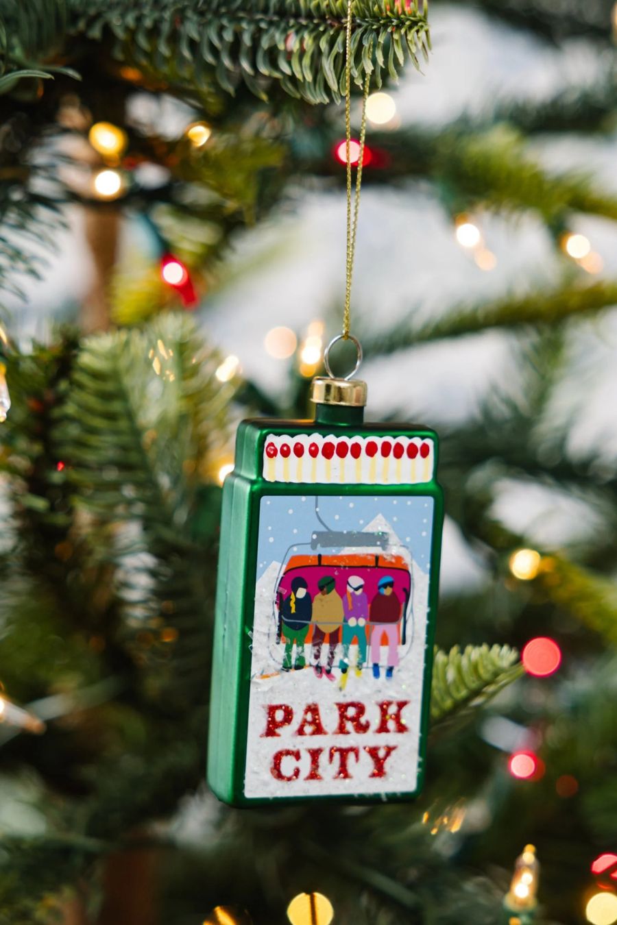 Park City Matchbook Ornament by Furbish Studio