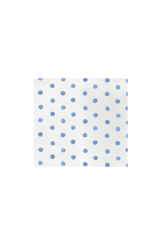 Papersoft Dot Light Blue Dinner Napkins