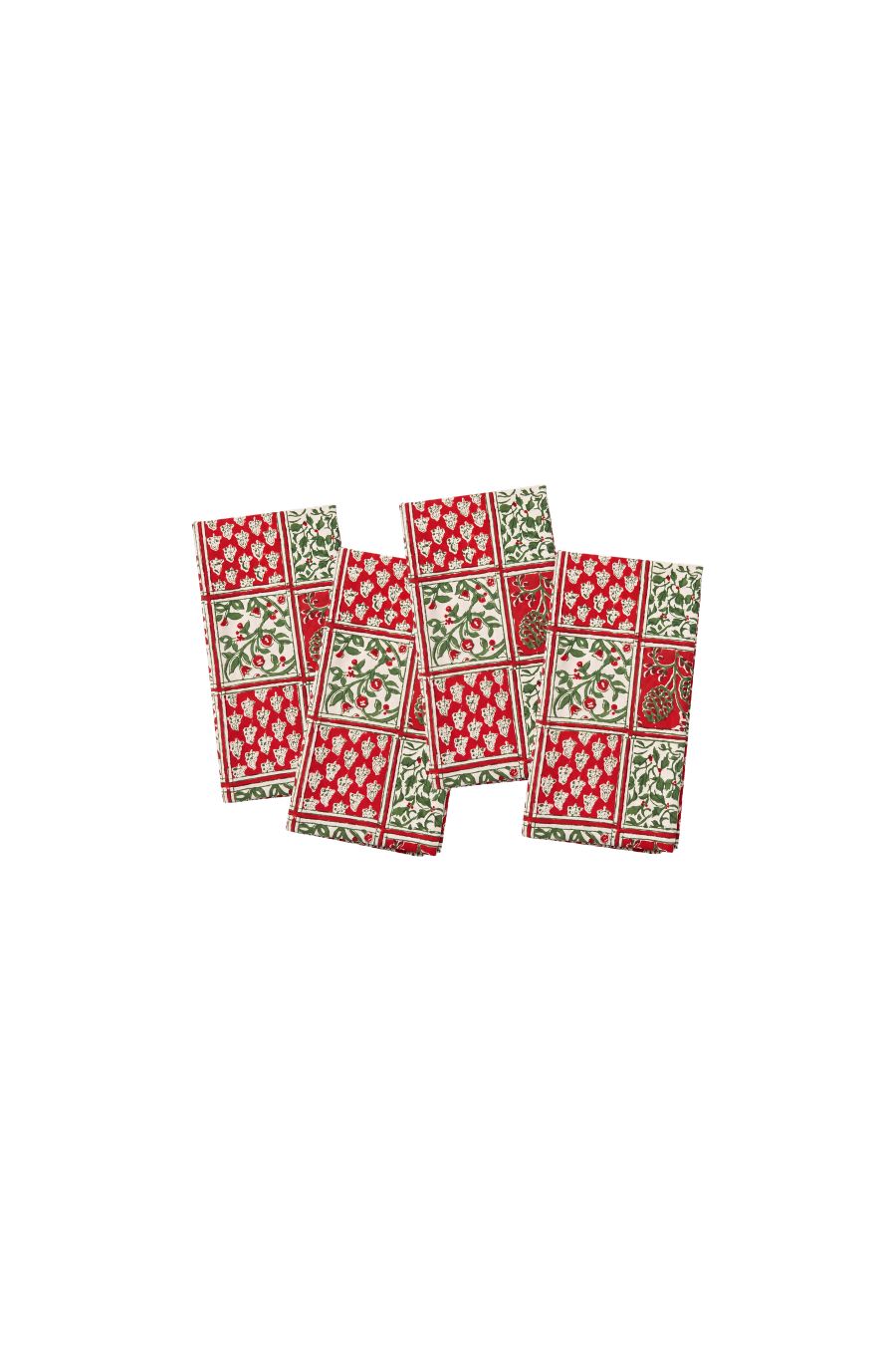 Holiday Patchwork Napkins | Set of 4