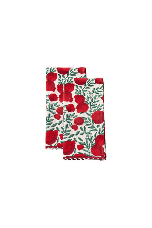 Pomegranate Vine Tea Towels | Set of 2