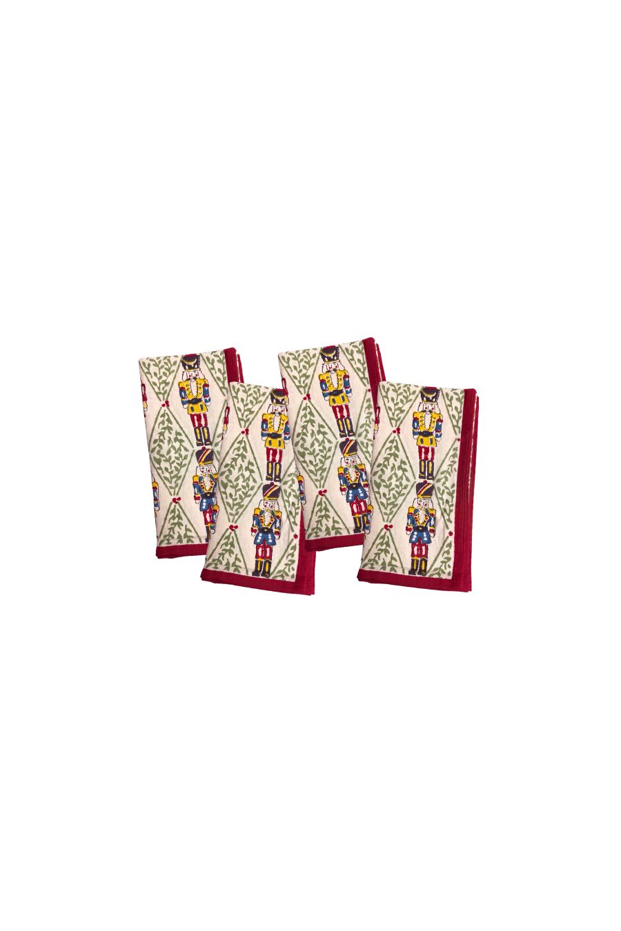 Holly Berry Nutracker Napkins | Set of 4