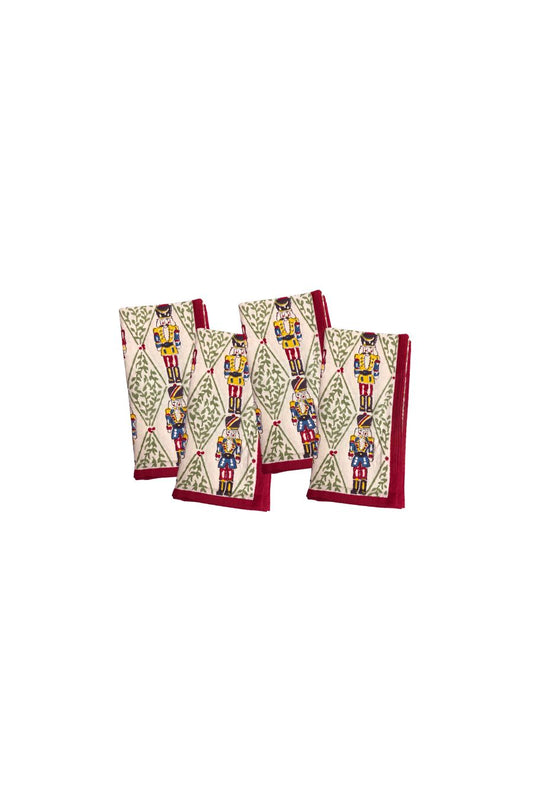 Holly Berry Nutracker Napkins | Set of 4