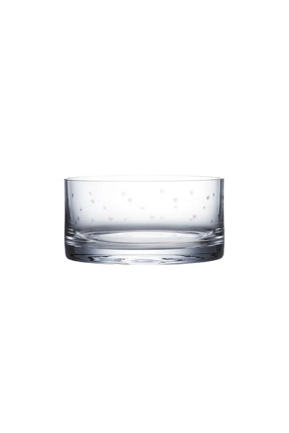 Crystal Ice Dish with Stars Design