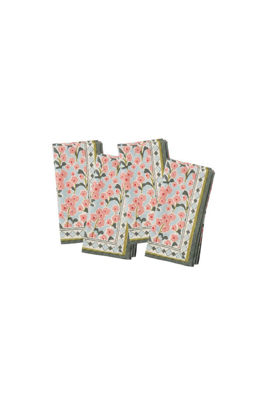 Pink Posey Napkin | Set of 4