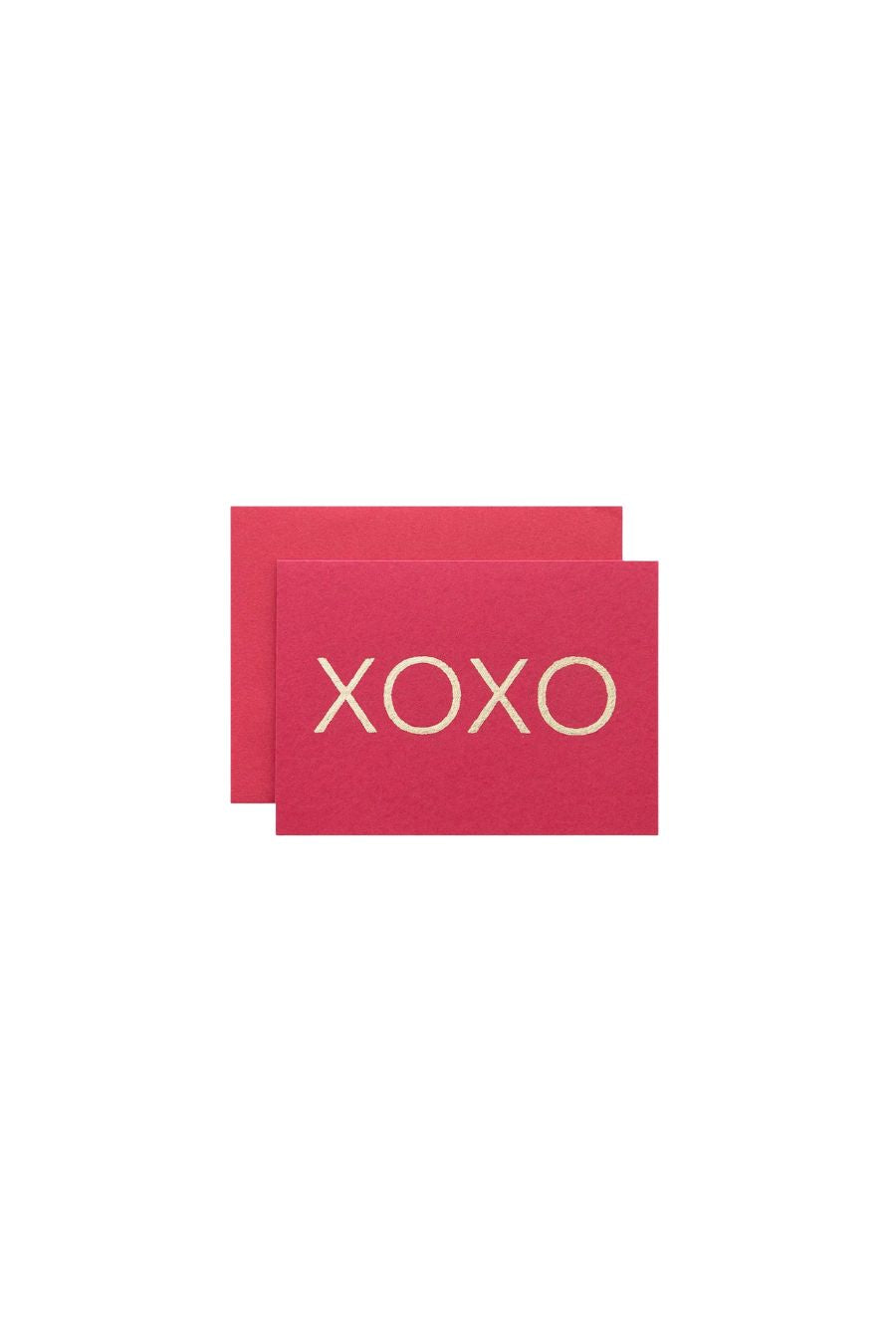 Red XOXO Card