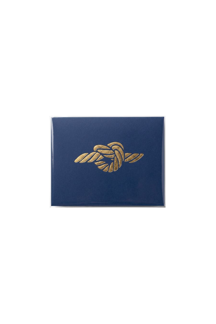 Navy Rope Knot Card