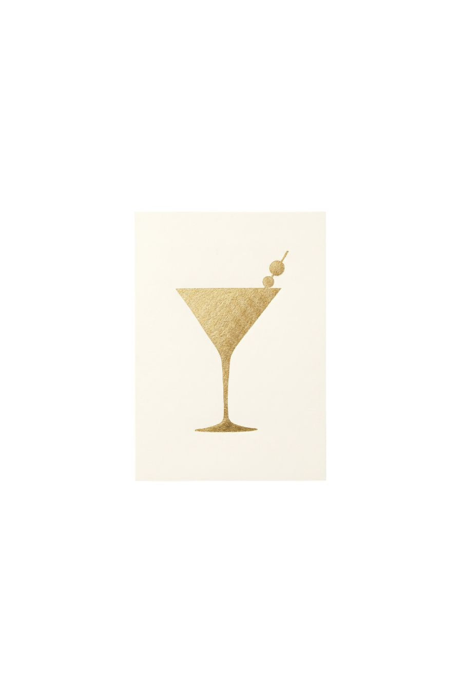 Ivory Martini Card