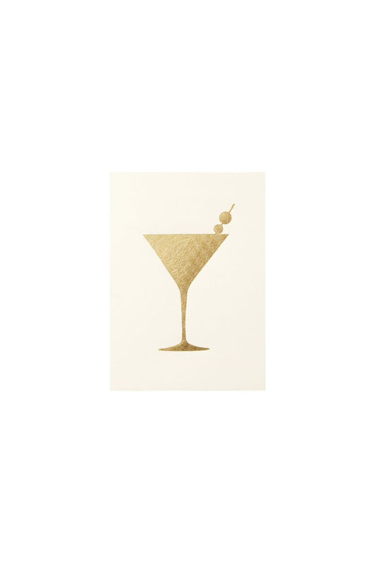Ivory Martini Card