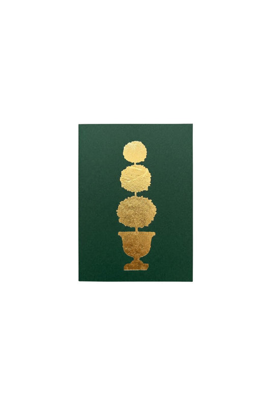 Green Topiary Card