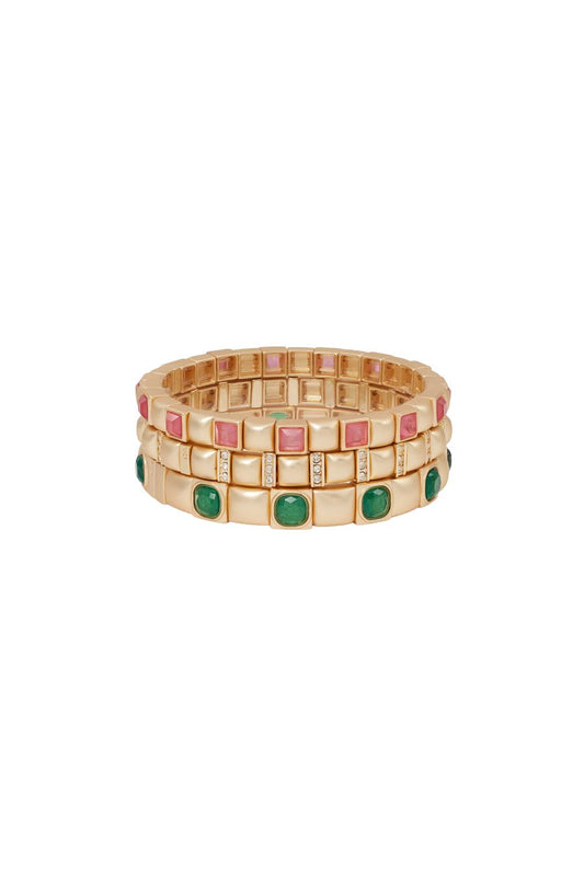 The Jeweled Bracelet Stack