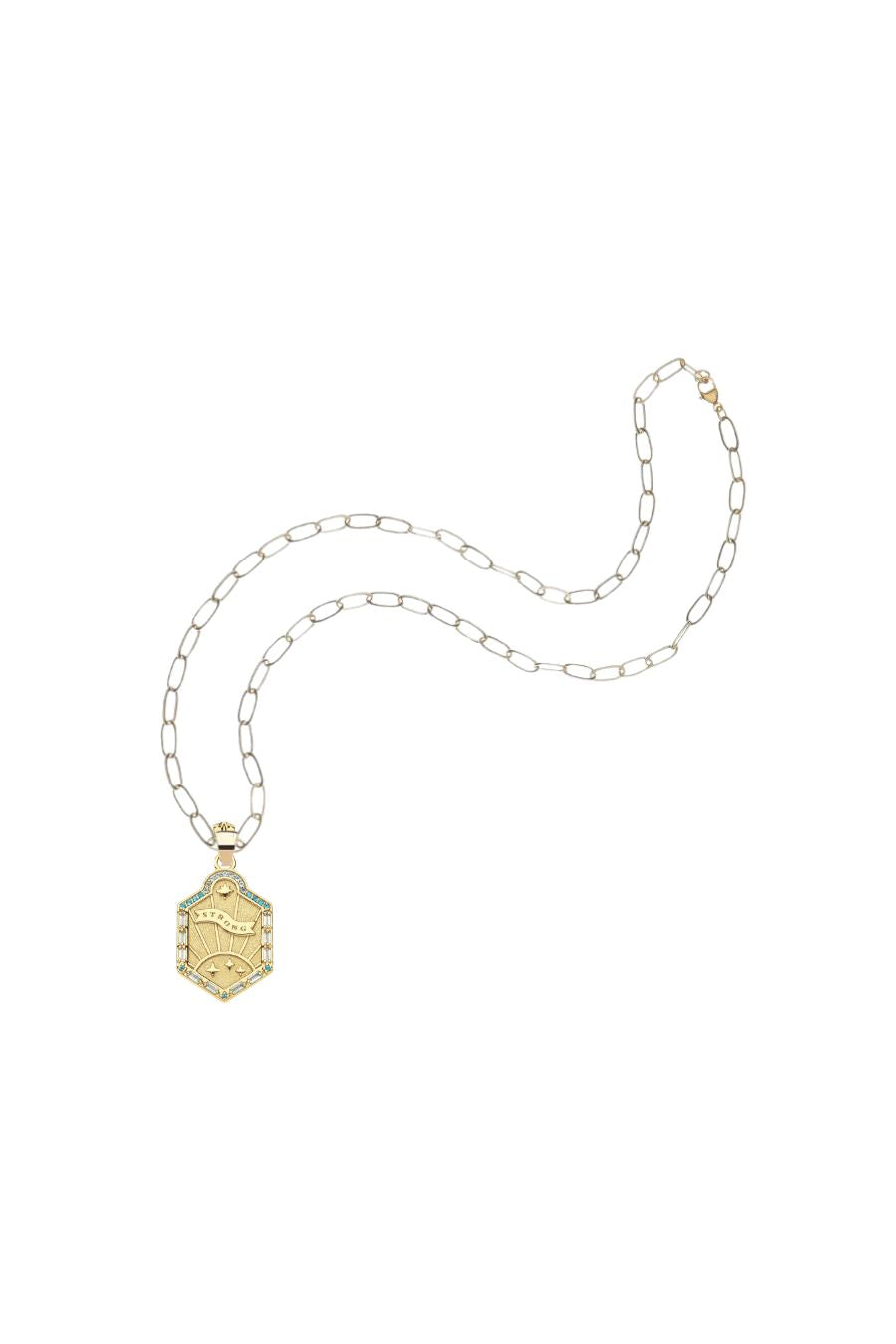 STRONG Shield Necklace