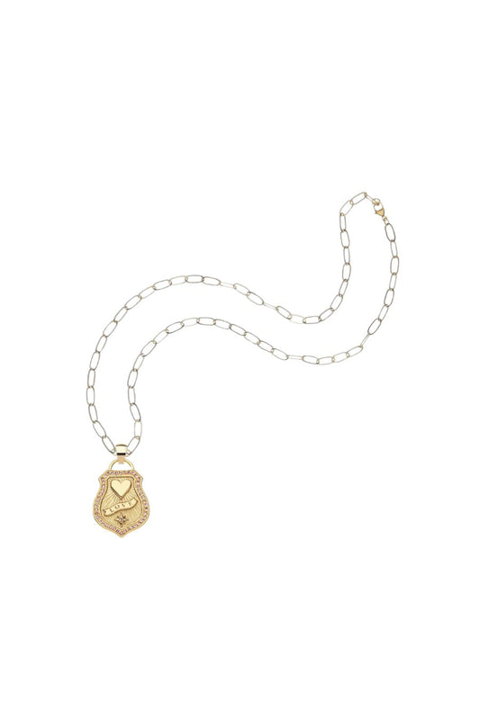 LOVE Shield Necklace