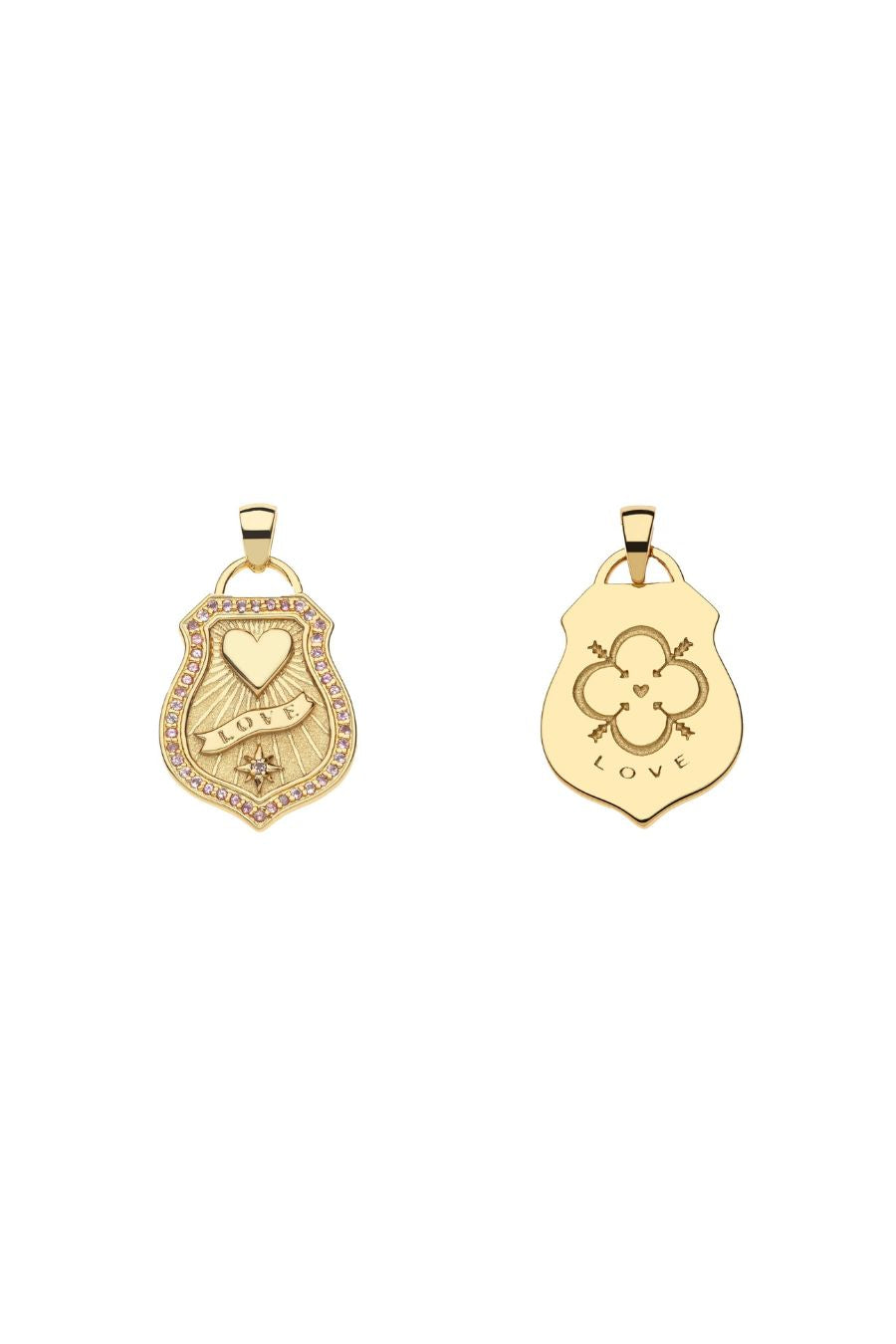 LOVE Shield Necklace