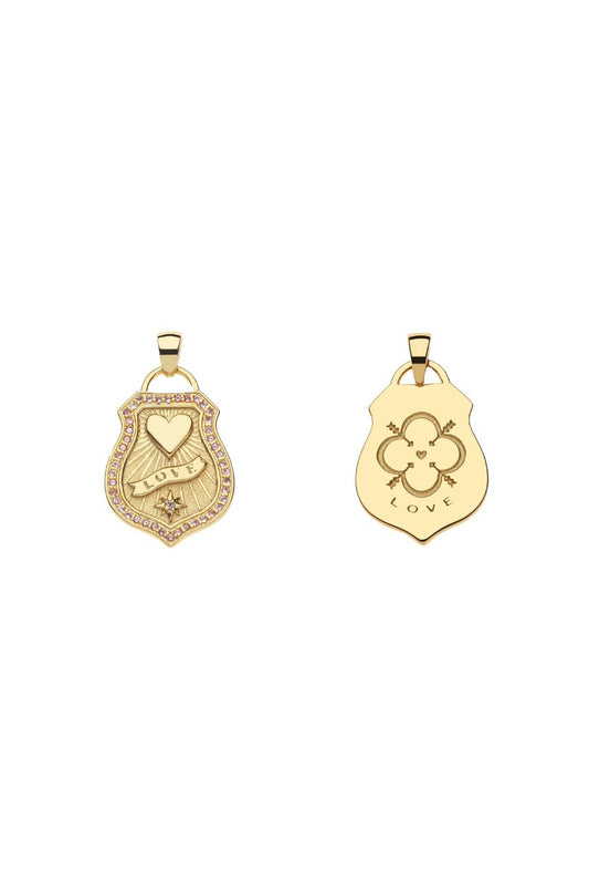 LOVE Shield Necklace