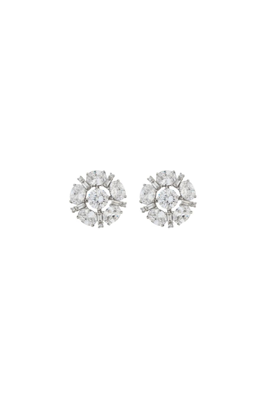 Paley Stud in White Gold
