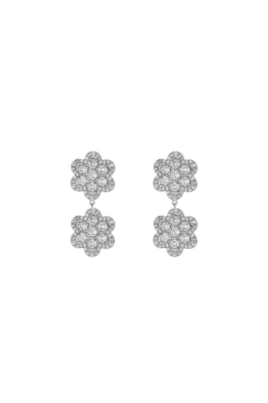 Delphine Pave Double in White Gold
