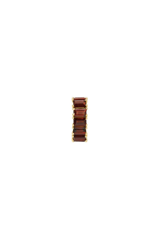 Garnet Baguette Big Bead