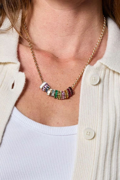 Ruby Baguette Big Bead