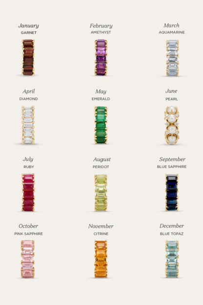 Ruby Baguette Big Bead