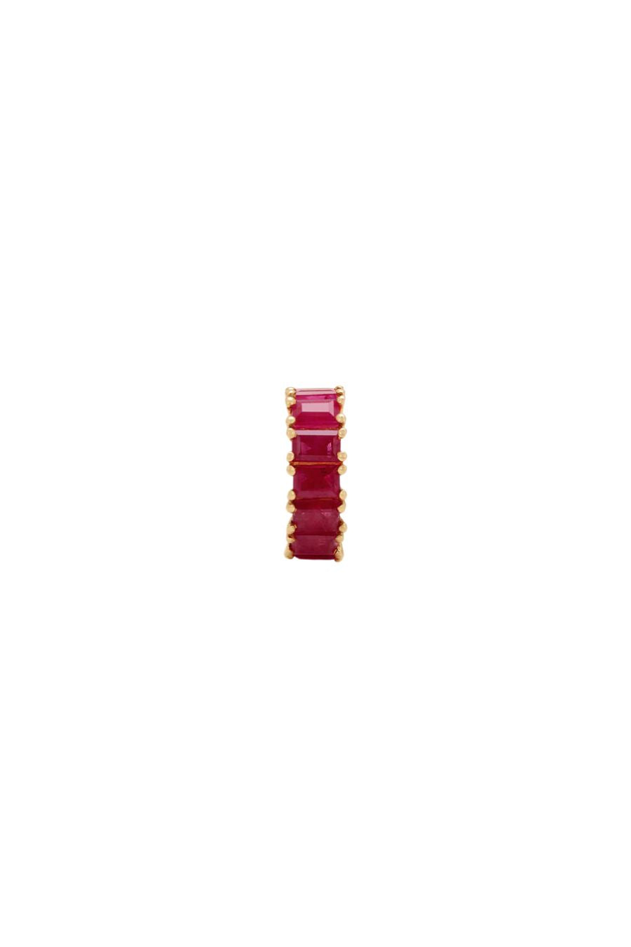 Ruby Baguette Big Bead