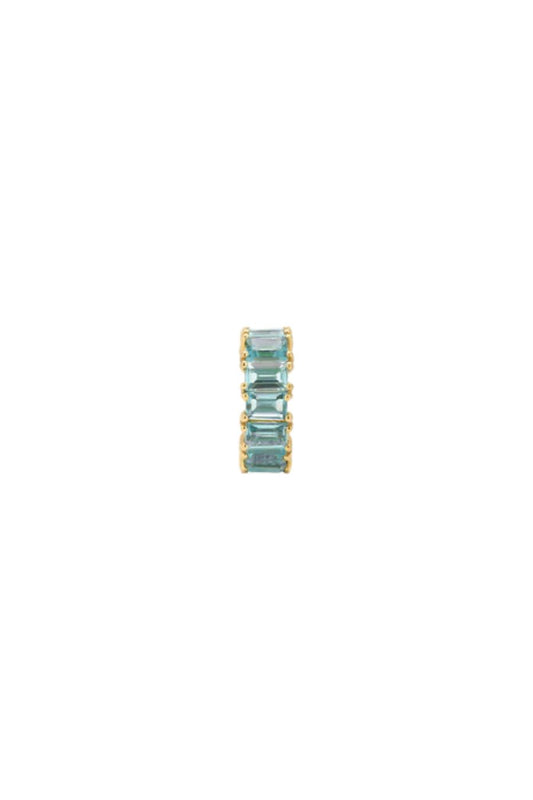 Blue Topaz Baguette Big Bead