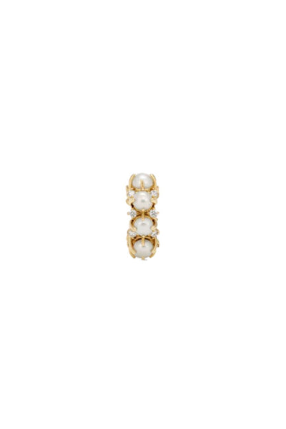Pearl + Diamond Rounds Big Bead