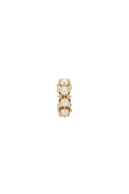 Pearl + Diamond Rounds Big Bead