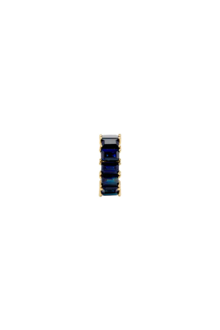 Blue Sapphire Baguette Big Bead