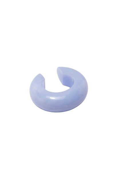 Arc Cuff in Marbled Blue Lace