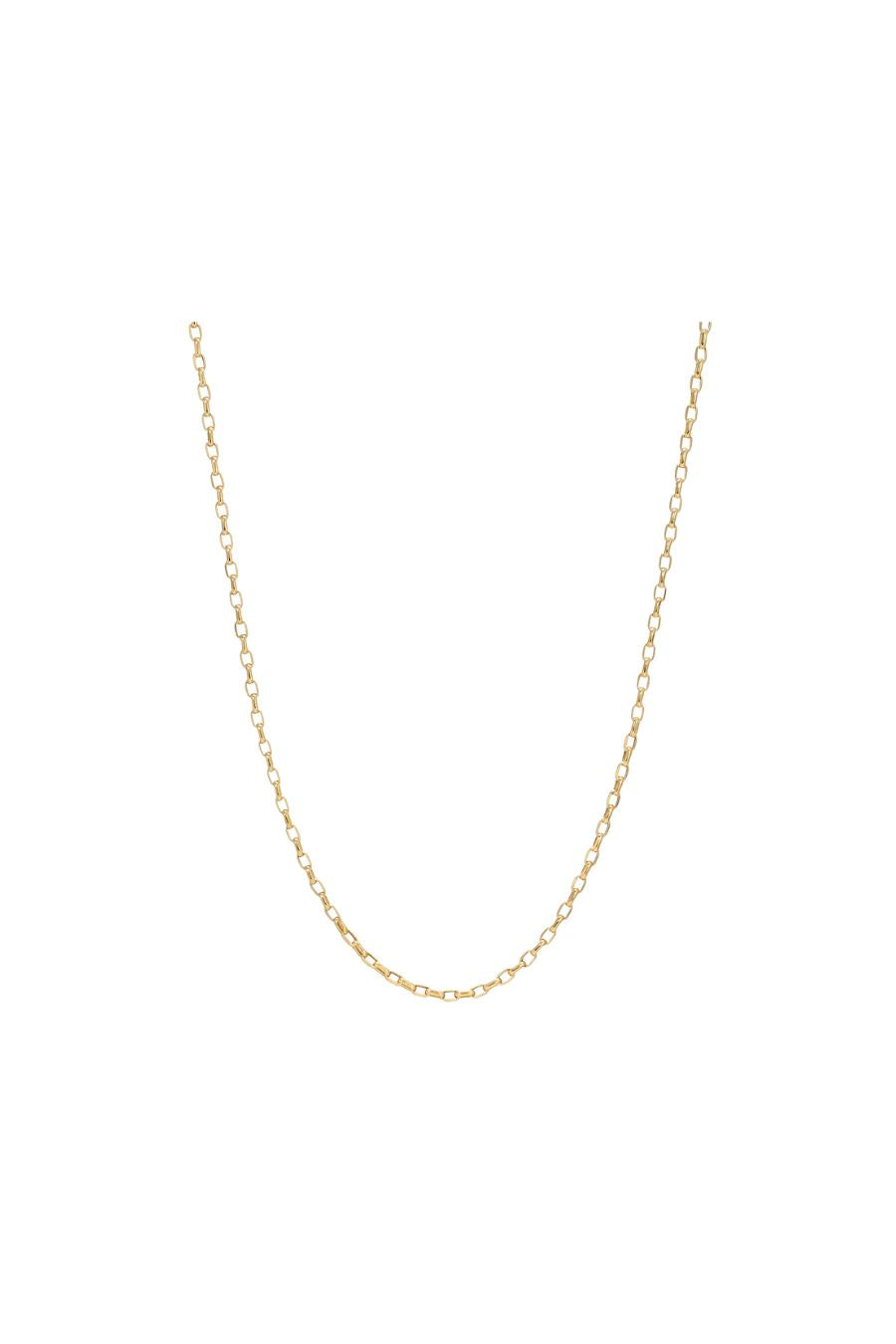 16" 2mm Italian Chain in 14k Yellow Gold