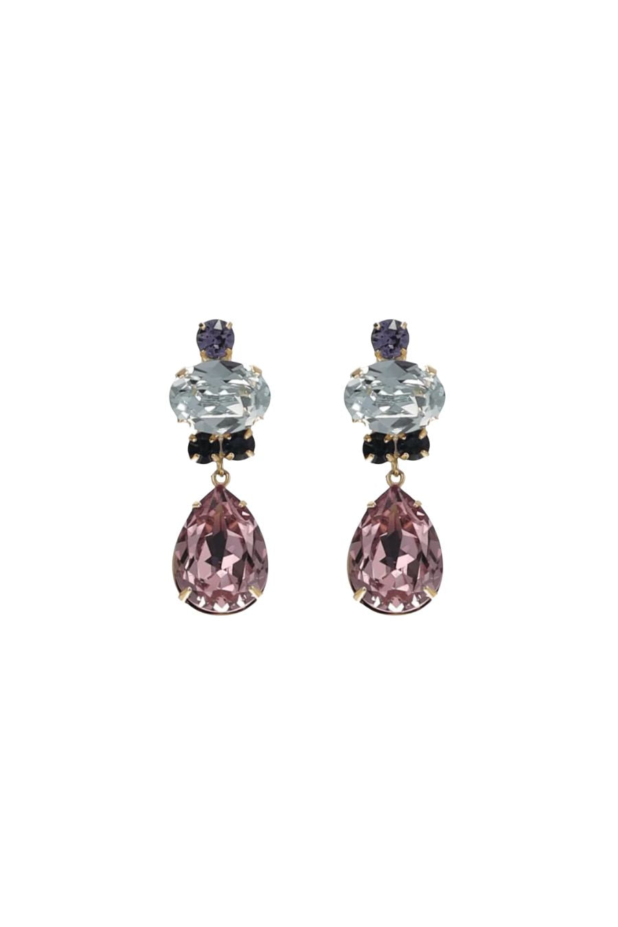 Catherine Earrings in Vintage Rose